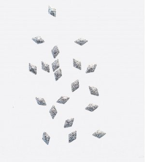 Полусферы ромбы гран.шлиф. серебро 2х3 мм Полусферы ромбы гран.шлиф. серебро 2х3 мм