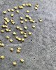 Полусферы звезды шлифованные золото 2х2 мм