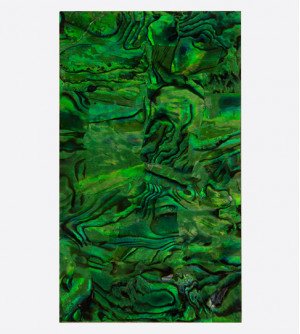 Ракушка раскатанная, изумруд Ракушка раскатанная, изумруд