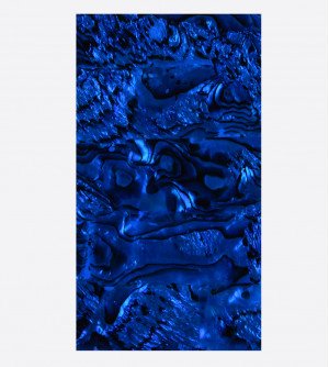 Ракушка раскатанная, синяя