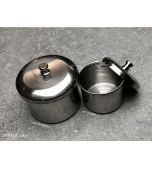 Стаканчик с крышкой металлический, maxi