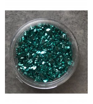 Стеклянная крошка аквамарин Стеклянная крошка аквамарин