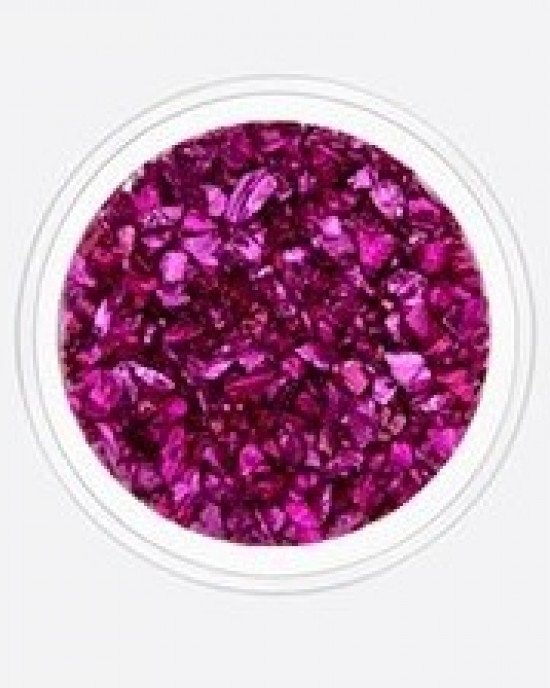 Стеклянная крошка пурпурная