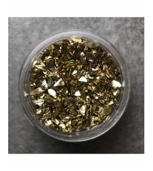 Стеклянная крошка светлое золото Стеклянная крошка светлое золото