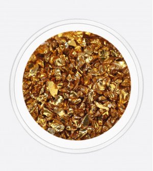 Стеклянная крошка золото