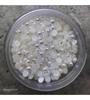 Жемчуг, молочный перламутр Ø 2мм Жемчуг, молочный перламутр Ø 2мм